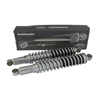 Federbeine Stossdämpfer Simson S51 S50 S70 S53 KR51/2 Schwalbe Habicht Sperber hinten chrom 5-fach verstellbar