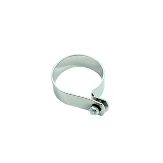 Simson Schelle hinten Auspuff Klemmschelle Halteschelle verchromt KR50 SR1 SR2 E Spatz