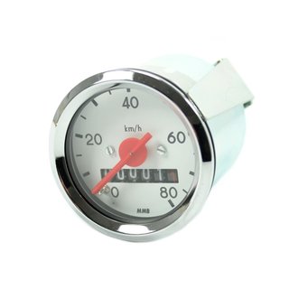 Tachometer Tacho für Simson KR51 Schwalbe Star Sperber Habicht Lichtschlitz Klemmung