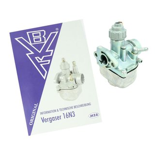 BVF Vergaser 16N3-11 Simson KR51/1 Schwalbe Duo 4/1 + Serviceheft HD-67 Original Berliner Vergaser Fabrik