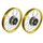 2 Felgen Gold eloxiert für Simson S51 Schwalbe S50 Star Sperber Duo 2 Felge Speichenräder 1,50x16