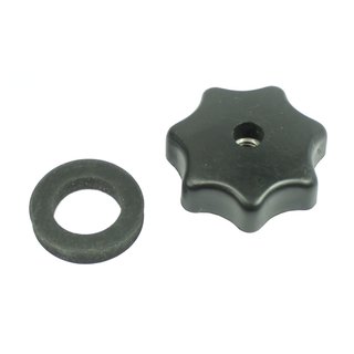 Sterngriffmutter & Gummischeibe für Simson KR51 Haube Verkleidung Spatz Star Sperber Habicht SR50