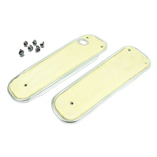 Satz Trittbretter pass f Simson Schwalbe KR50 KR51 beige elfenbein