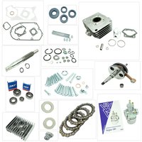 Set zur Motor Regeneration Überholung für Simson S51 S53 mit Zylinder Vergaser 16N1-11 Dichtsatz Lager Dichtung uvm
