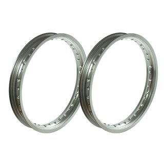 2x Alufelge 1,6x16 Felgenring pass f Simson S51 S50 S70 S53 KR51 Schwalbe Star Sperber Habicht Spatz