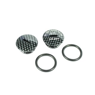 2 Deckel Kappe pass f Simson S51 S70 SR50 KR51 Schwalbe Verschlussschraube Motor Getriebe Kupplungsdeckel carbon