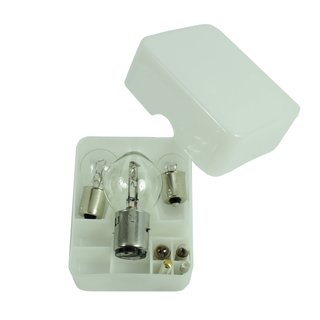 Glühlampen Ersatzkasten Sortiment 12V 35/35W für Simson S51 S50 SR50 KR51 Schwalbe S70 mit Birnen 21W, 5W, 4W, 2W, Sicherungen