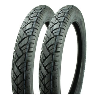 2 Reifen Mantel für Simson S51 S50 KR51 Schwalbe VeeRubber VRM094 43J 2,75 16 Zoll