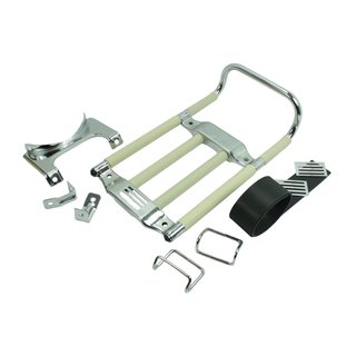 Gepäckträger Haltband für Simson Star Sperber Habicht beige elfenbein Retro