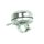 Klingel mit Königslilie für Simson KR50 SR2 E SL1 SR4-1 Spatz MAW Glocke Chrom Fahrrad DDR MIFA