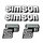 4 x Klebefolie Tank-aufkleber Seitendeckel pass f Simson S51 Elektronik S50 weiß grün