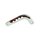 Simson Auspuff Halteblech S51E S70 Enduro Strebe Lochblech Chrom