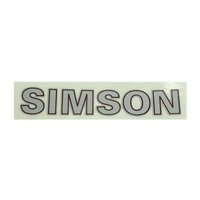 Simson Emblem SR50 SR80 Tank Rahmen silber Schriftzug...