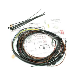 Simson KR51/1 Schwalbe Original Kabelbaum Schaltplan Lichtmaschine Zündung