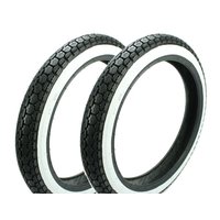 2 Mantel Weisswand Reifen IRC pas. f Simson KR51 Schwalbe...