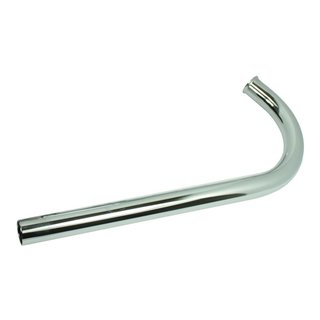 Simson SR2 SR2E Krümmer 400 mm für Auspuff chrom Auspuffrohr Ø 28 mm