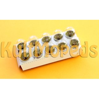 10 Glühlampe Birne 12V 5W Rücklicht pas f Simson S51 Schwalbe SR50 S50 ETZ 125 150 250 251 301 Wartburg Trabant zB mit VAPE Zündung