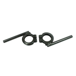 2 Blinker Befestigungen Streben an der Telegabel Blinkleuchtenhalter pass f Simson S51 S50 S70 vorn schwarz