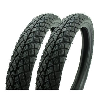 Paar Winterreifen Mantel für Simson S51 S50 S53 Star Star KR51 Schwalbe Habicht Sperber M+S Heidenau K66 Allwetterreifen