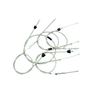 5 Bowdenzüge Bowdenzug pas f Simson KR51/1 Schwalbe Kupplung Bremse Choke Grau A