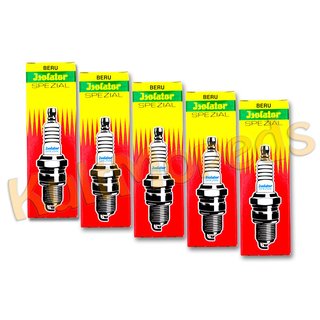 5 x Isolator 225 Zündkerze Trabant 601 500 Wartburg Skoda MZ ETZ pas f Simson S51 S50