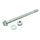 Achse hinten für Simson KR51 Schwalbe Spatz Star Sperber Habicht S51 S50 S70 SR50 S53 verzinkt