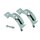 Auspuff Schelle Zink hinten für Simson S51 KR51 Schwalbe S50 S70 SR50