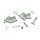 Edelstahl Innnesechskant Schrauben Motor Getriebe M5XX für Simson S51 KR51/2 Schwalbe SR50 SR80 MS50 SD50 S83 S53
