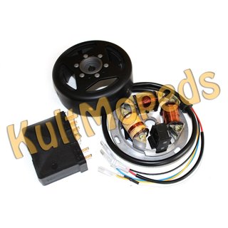 12V 42W Elektronikzündung Grundplatte für Simson S51 S70 KR51 Schwalbe SR50 Lichtmaschine