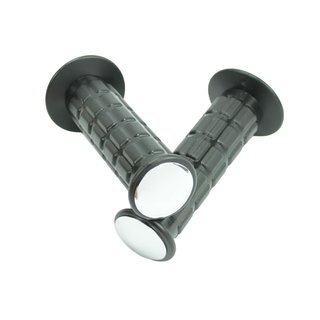 Griffe Griffgummis Lenkergummis Waffelmuster mit Chromkappe für Simson S51 S70 SR50 S53