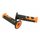 Griffgummis Griffe schwarz orange für Simson S50 S51 S53 S70 S83 Lenkergummis Gasgriff Festgriff