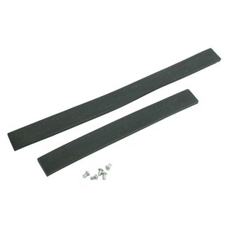 Gummis Keder schwarz mit Nieten pass f Simson KR51 Schwalbe Motor Abdeckung Tunnel Scheuerleistengummi