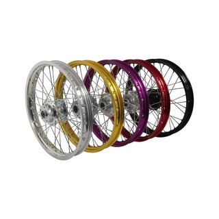 Felge Speichenrad für Scheibenbremse individuell für Simson S51 S50 S53 KR51 Schwalbe Spatz Star Sperber Habicht Duo 4 Felge, Nabe, Speichen frei wählbar im Konfigurator