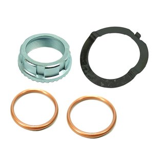 Set 32mm Auspuff Befestigung Krümmermutter + Sicherungsblech Tuning für Simson S51 S50 S53 KR51 Schwalbe Star Sperber Habicht Duo