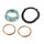 Set 32mm Auspuff Befestigung Krümmermutter + Sicherungsblech Tuning für Simson S51 S50 S53 KR51 Schwalbe Star Sperber Habicht Duo