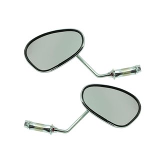 Rückspiegel Spiegel für Simson AWO SR1 SR2 E KR50 chrom rechts links MZ TS ES RT R35 BK350