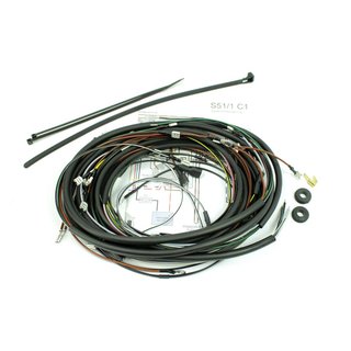 Simson S51/1 C-1 S70 Comfort Kabelbaum Schaltplan Lichtmaschine 12V Elektronik Zündung 