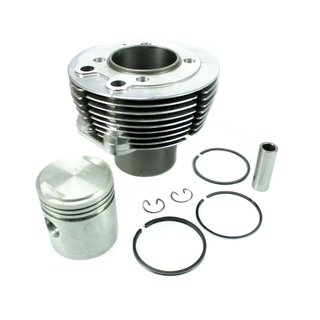 Simson Zylinder 15,5 PS pass  f. AWO 425 S Sport Motor flacher Kolben + Ringe Flachkolben