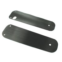 Trittbrett Gummi Fußraste Tritte Belag schwarz pass...