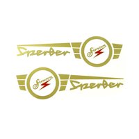 Simson Aufkleber Tank SR4-3 Sperber Tankaufkleber GOLD...