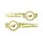 Simson Aufkleber Tank SR4-3 Sperber Tankaufkleber GOLD Emblem Logo Wasserbild
