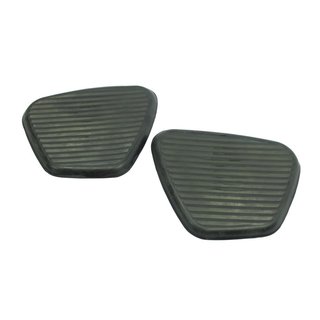 1 Paar Kniekissen für MZ TS 125 150 Tank für Chromblenden Emblem 12,5 Liter Gummi Tankschoner