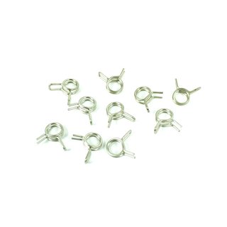 Set 10 Feder Sicherung Schelle Benzinschlauch 5mm pas f Simson S51 S50 S70 KR51 Schwalbe Star Sperber Habicht Duo MZ RT125 TS150 ETZ150