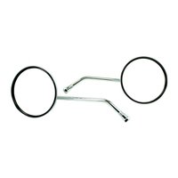 2 Rückspiegel chrom 95mm links/rechts für MZ...