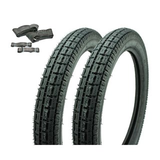 2 Reifen Mantel für Simson S51 S50 S70 KR51 Schwalbe Spatz Star Sperber Habicht Heidenau K35 2,75x16 46P