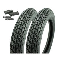 2 Reifen Schlauch Felgenband für Simson SR50 SR80...