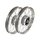 2 Edelstahlfelge pas. f. Simson S51 S50 S70 KR51 Schwalbe S53 Star Sperber Habicht Tuning Rostfrei 1,5x16"