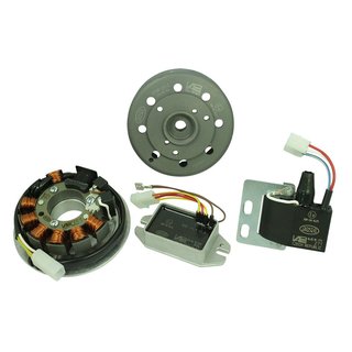 4 tlg. Vape Zündung 3 Elektronikzündung Simson S51 S53 S83 S70 S50 Motor Lichtmaschine 12V 100W