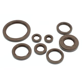 8 Wellendichtringe Simmerringe für Simson AWO 425 Tour T braun Motor Getriebe Kardan