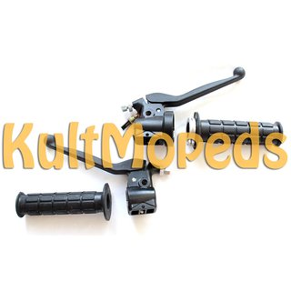 Alu Lenker Gasgriff links rechts Hebel pass f S50 S51 S70 S53 SR50 Bremslichtkontakt